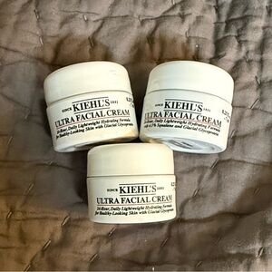 Kiehl's Ultra Facial Cream - 3 mini travel size jars